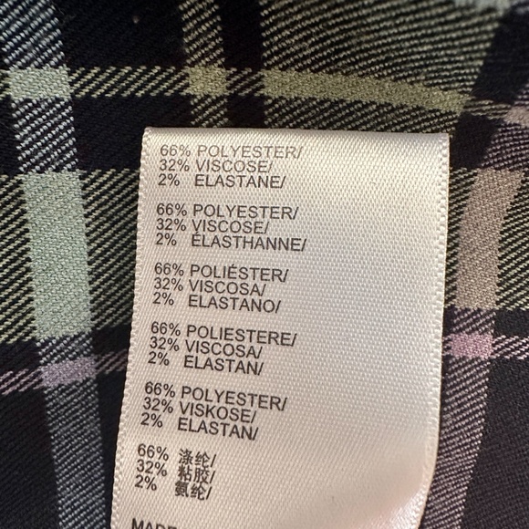 NWOT Urban Outfitters Plaid Wrap Skirt Blue-Green Pleated Mini M Never Worn $68 - Picture 8 of 8